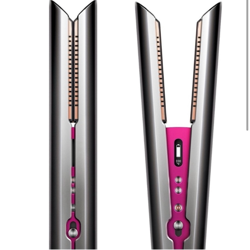 Dyson Corrale Hair Straightener - Silver and Pink